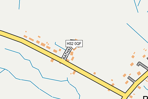 HS2 0QF map - OS OpenMap – Local (Ordnance Survey)