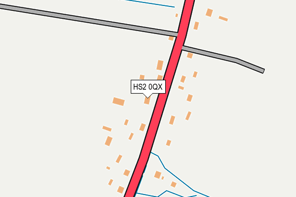 HS2 0QX map - OS OpenMap – Local (Ordnance Survey)