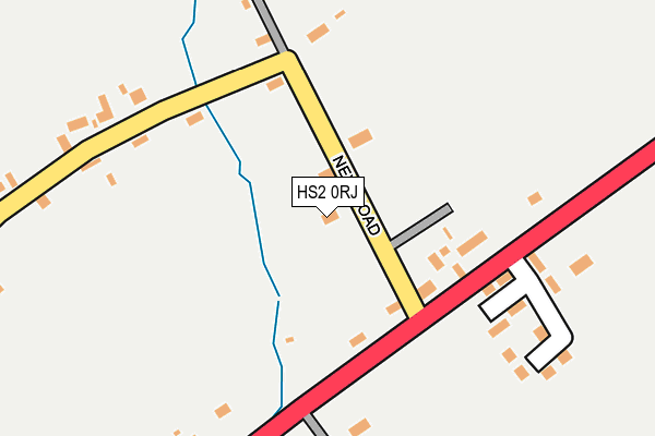 HS2 0RJ map - OS OpenMap – Local (Ordnance Survey)