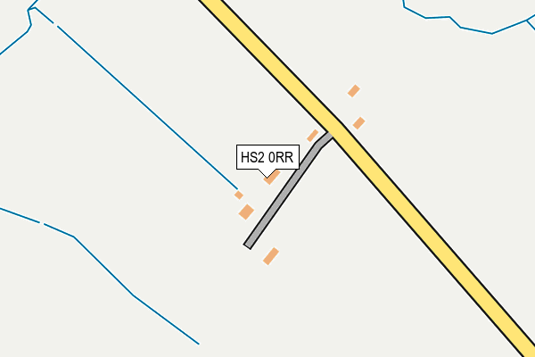 HS2 0RR map - OS OpenMap – Local (Ordnance Survey)