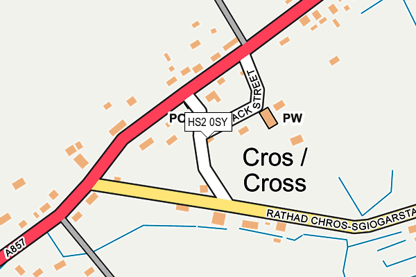 HS2 0SY map - OS OpenMap – Local (Ordnance Survey)