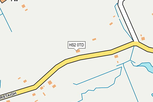 HS2 0TD map - OS OpenMap – Local (Ordnance Survey)