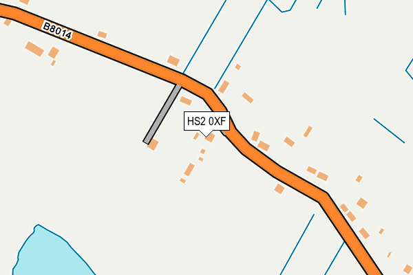 HS2 0XF map - OS OpenMap – Local (Ordnance Survey)