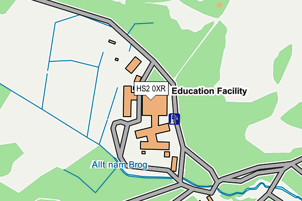 HS2 0XR map - OS OpenMap – Local (Ordnance Survey)