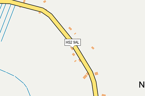 HS2 9AL map - OS OpenMap – Local (Ordnance Survey)