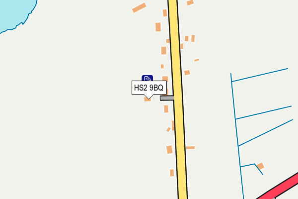 HS2 9BQ map - OS OpenMap – Local (Ordnance Survey)