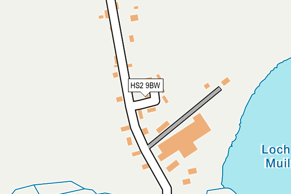 HS2 9BW map - OS OpenMap – Local (Ordnance Survey)