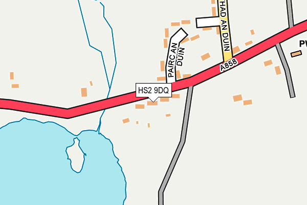 HS2 9DQ map - OS OpenMap – Local (Ordnance Survey)