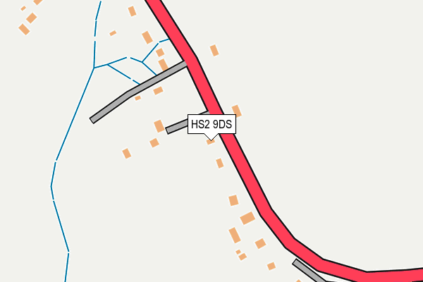 HS2 9DS map - OS OpenMap – Local (Ordnance Survey)