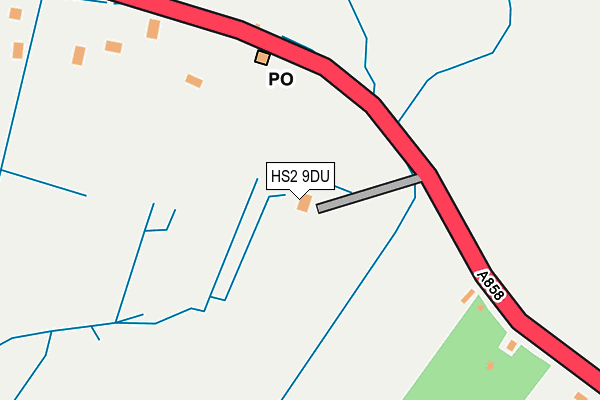 HS2 9DU map - OS OpenMap – Local (Ordnance Survey)