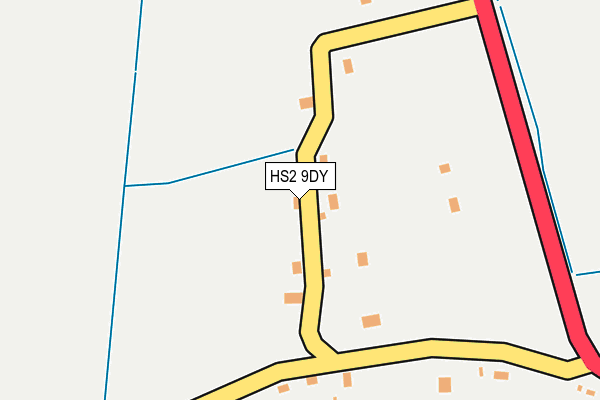 HS2 9DY map - OS OpenMap – Local (Ordnance Survey)