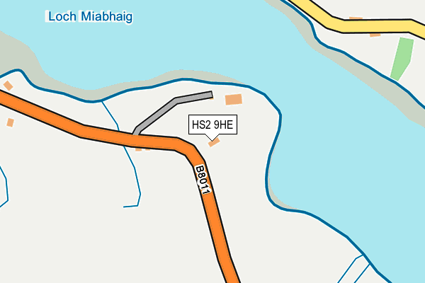 HS2 9HE map - OS OpenMap – Local (Ordnance Survey)