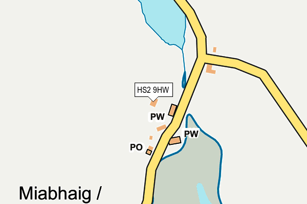 HS2 9HW map - OS OpenMap – Local (Ordnance Survey)