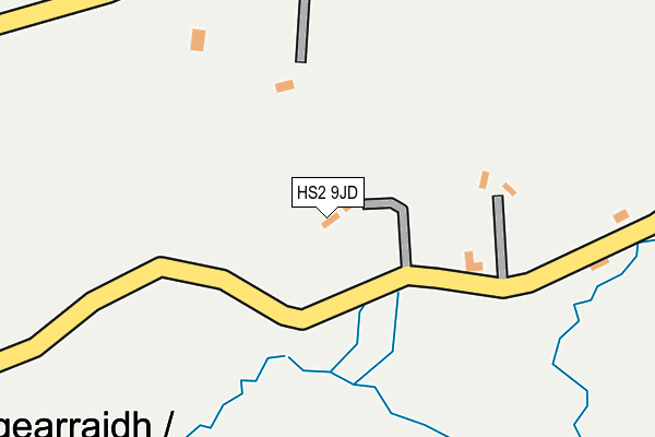 HS2 9JD map - OS OpenMap – Local (Ordnance Survey)