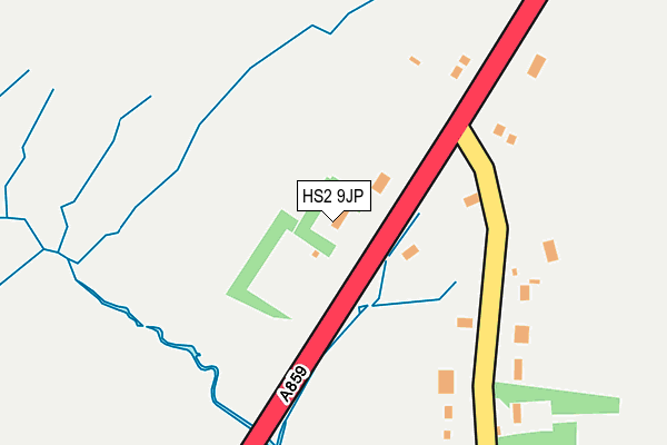 HS2 9JP map - OS OpenMap – Local (Ordnance Survey)