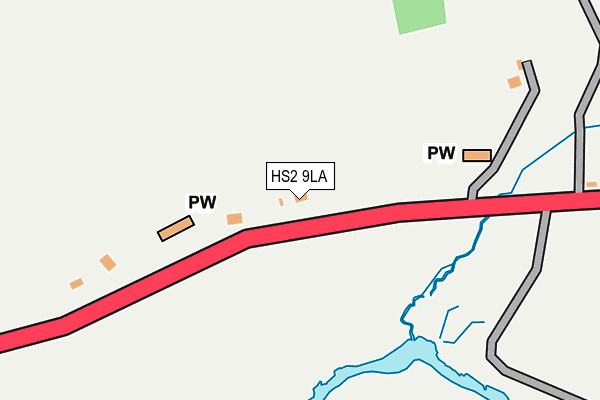 HS2 9LA map - OS OpenMap – Local (Ordnance Survey)