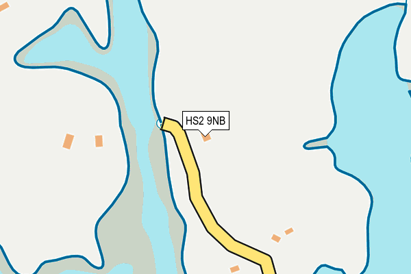 HS2 9NB map - OS OpenMap – Local (Ordnance Survey)