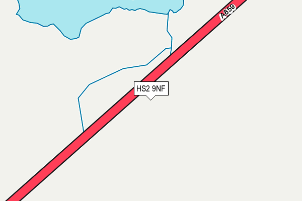 HS2 9NF map - OS OpenMap – Local (Ordnance Survey)