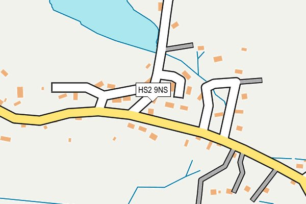 HS2 9NS map - OS OpenMap – Local (Ordnance Survey)