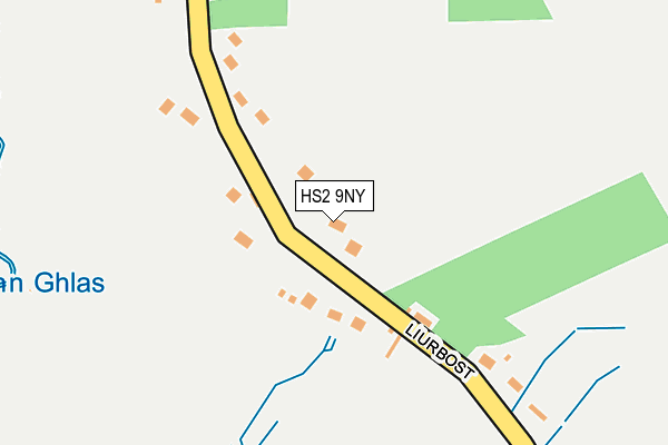 HS2 9NY map - OS OpenMap – Local (Ordnance Survey)