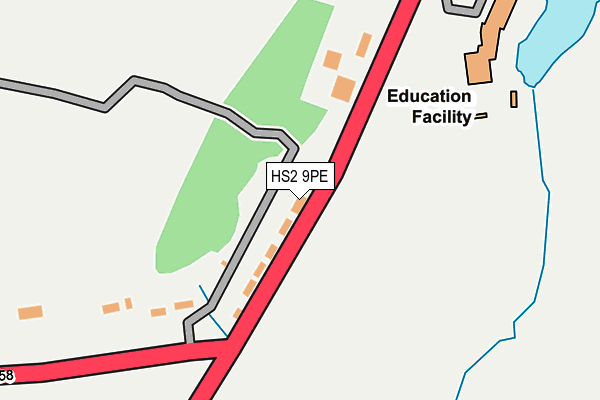 HS2 9PE map - OS OpenMap – Local (Ordnance Survey)