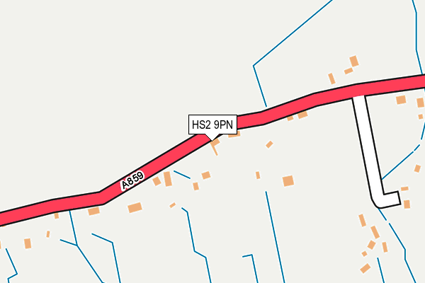 HS2 9PN map - OS OpenMap – Local (Ordnance Survey)