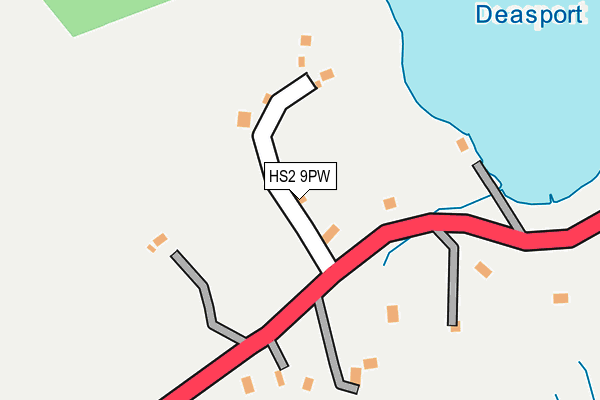 HS2 9PW map - OS OpenMap – Local (Ordnance Survey)