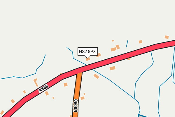 HS2 9PX map - OS OpenMap – Local (Ordnance Survey)