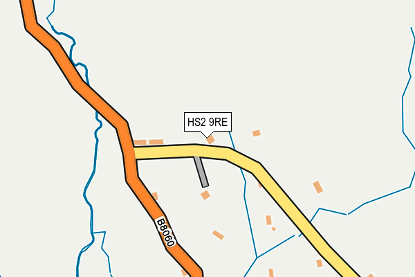 HS2 9RE map - OS OpenMap – Local (Ordnance Survey)