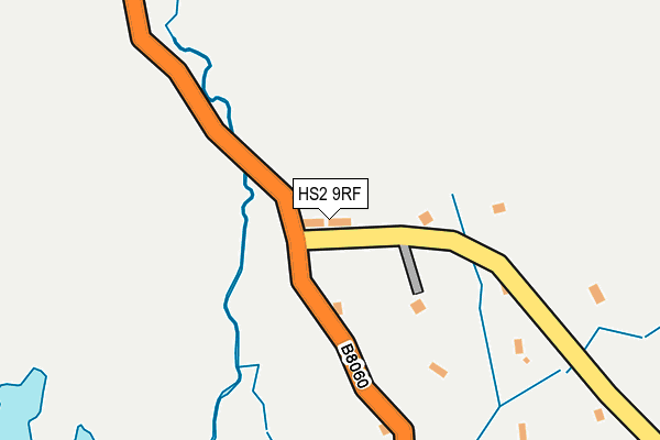 HS2 9RF map - OS OpenMap – Local (Ordnance Survey)