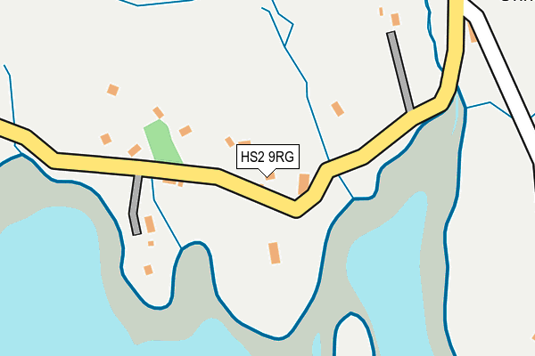 HS2 9RG map - OS OpenMap – Local (Ordnance Survey)