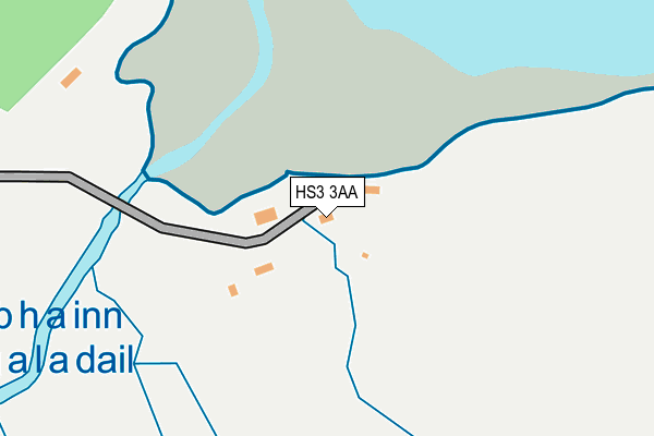 HS3 3AA map - OS OpenMap – Local (Ordnance Survey)