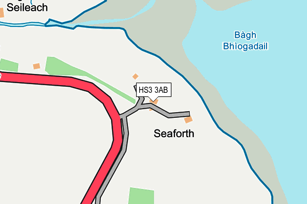 HS3 3AB map - OS OpenMap – Local (Ordnance Survey)