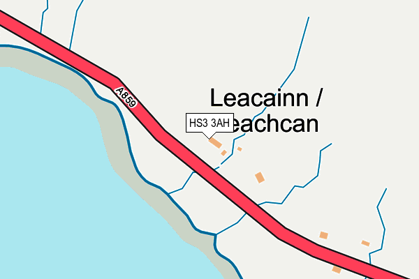 HS3 3AH map - OS OpenMap – Local (Ordnance Survey)