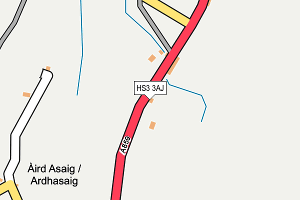 HS3 3AJ map - OS OpenMap – Local (Ordnance Survey)