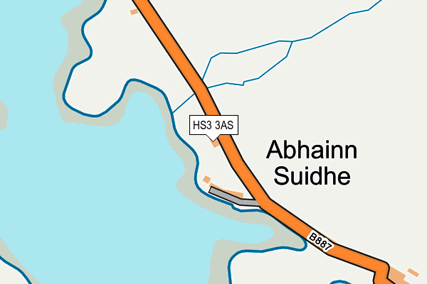 HS3 3AS map - OS OpenMap – Local (Ordnance Survey)