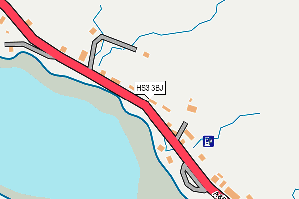 HS3 3BJ map - OS OpenMap – Local (Ordnance Survey)