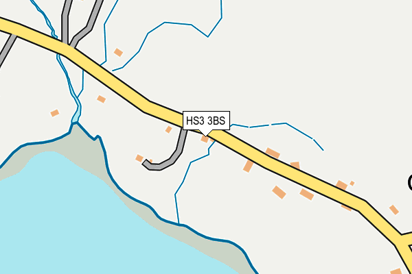 HS3 3BS map - OS OpenMap – Local (Ordnance Survey)