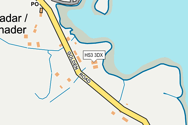 HS3 3DX map - OS OpenMap – Local (Ordnance Survey)
