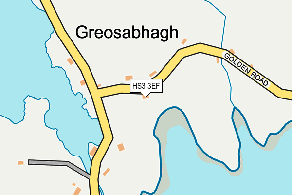 HS3 3EF map - OS OpenMap – Local (Ordnance Survey)