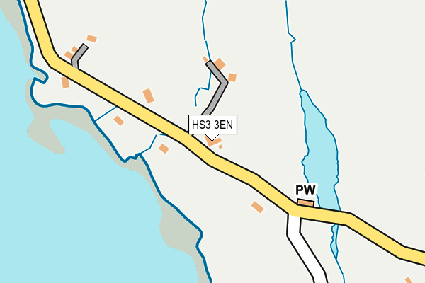 HS3 3EN map - OS OpenMap – Local (Ordnance Survey)