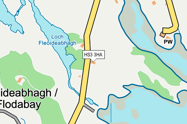 HS3 3HA map - OS OpenMap – Local (Ordnance Survey)