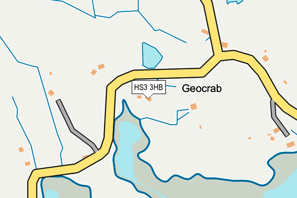 HS3 3HB map - OS OpenMap – Local (Ordnance Survey)