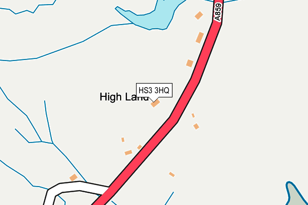 HS3 3HQ map - OS OpenMap – Local (Ordnance Survey)