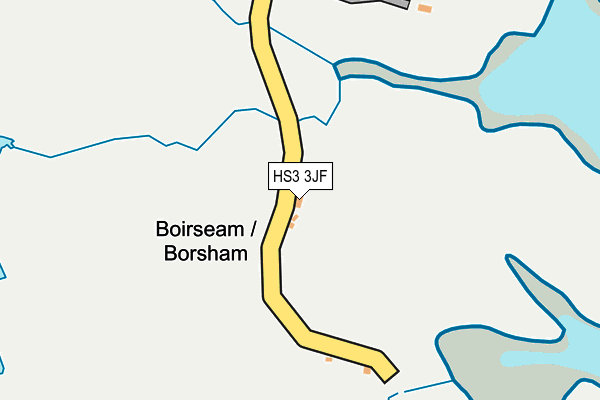HS3 3JF map - OS OpenMap – Local (Ordnance Survey)