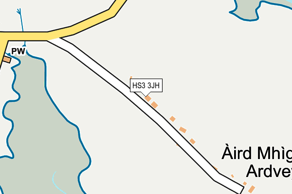 HS3 3JH map - OS OpenMap – Local (Ordnance Survey)