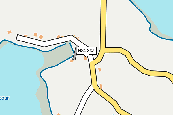 HS4 3XZ map - OS OpenMap – Local (Ordnance Survey)