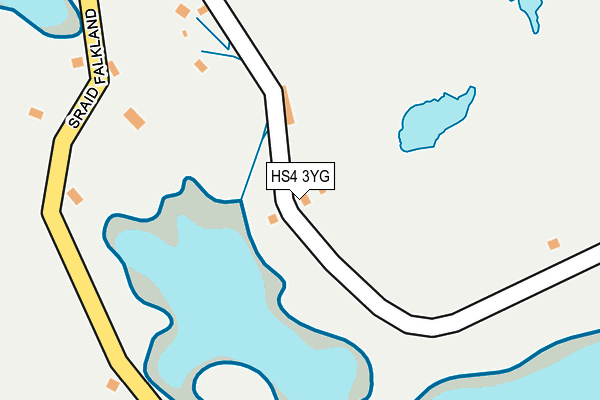 HS4 3YG map - OS OpenMap – Local (Ordnance Survey)