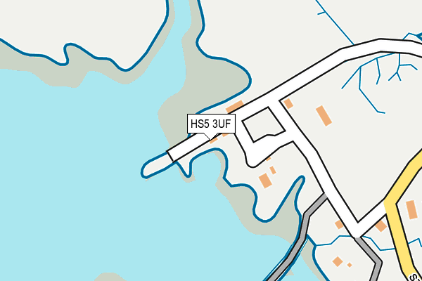 HS5 3UF map - OS OpenMap – Local (Ordnance Survey)