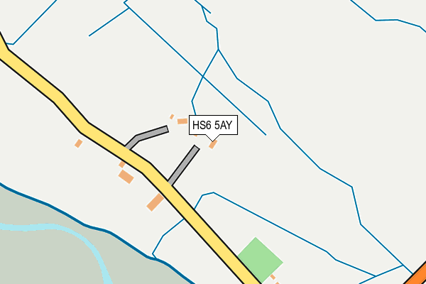 HS6 5AY map - OS OpenMap – Local (Ordnance Survey)